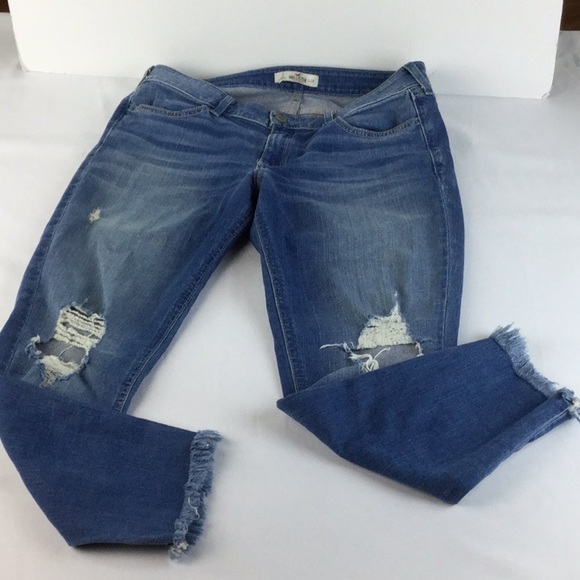Hollister Denim - Hollister factory distressed jeans